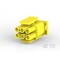 Te Connectivity Push-In Wire Connector, Yellow, Nylon Insulation, 600 V AC 1-480704-4 - alternate 1